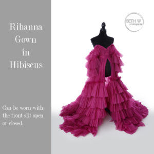 Rihanna Gown in Hibiscus