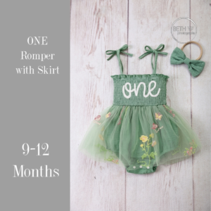 ONE Romper with Skirt 9-12 Months